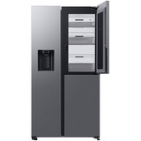 SAMSUNG RH68DG853DS9EG, Side-by-Side edelstahl, Food Showcase Tür, Smart Conversion, Wassertank