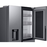 SAMSUNG RH68DG853DS9EG, Side-by-Side edelstahl, Food Showcase Tür, Smart Conversion, Wassertank
