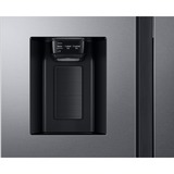 SAMSUNG RH68DG853DS9EG, Side-by-Side edelstahl, Food Showcase Tür, Smart Conversion, Wassertank