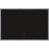 Siemens EH845HVB1E iQ100, Autarkes Kochfeld schwarz/edelstahl, 80 cm, Home Connect
