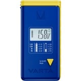 VARTA Digitaler LCD Batterietester AA / AAA / C / D / E, Messgerät blau