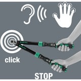 Wera Drehmomentschlüssel mit Umschaltknarre Click-Torque Lock C 3 schwarz/grün, Abtrieb 1/2", 40 bis 200 Nm
