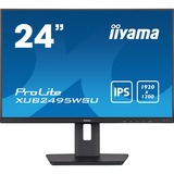 iiyama ProLite XUB2495WSU-B5, LED-Monitor 61 cm (24 Zoll), schwarz (matt), WUXGA, IPS, HDMI