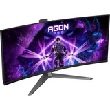 AOC OLED AGON PRO AG346UCD, Gaming-Monitor 86.4 cm (34 Zoll), dunkelgrau/schwarz, WQHD, QD-OLED, Curved, USB Hub, 175Hz Panel