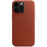 Apple Leder Case mit MagSafe, Handyhülle braun, Umbra, iPhone 14 Pro Max
