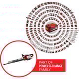EINHELL Akku-Heckenschere GE-CH 36/65 Li-Solo, 36Volt (2x18V) rot/schwarz, ohne Akku und Ladegerät