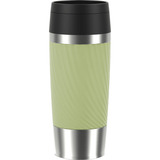 Emsa TRAVEL MUG Classic Twist , Thermobecher grün/edelstahl, 0,36 Liter