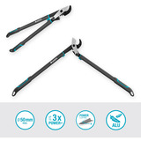 GARDENA Astschere EnergyCut Pro L Amboss grau/türkis, 75cm