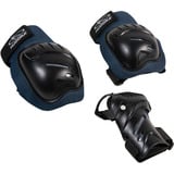 HUDORA Biomechanisches Protektoren Set Comfort blau/schwarz, Größe M