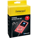 Intenso Video Scooter, Portable Player pink, 16 GB, Bluetooth