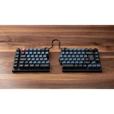 Keychron Q11, Gaming-Tastatur schwarz/blau, DE-Layout, Keychron K Pro Banana, Hot-Swap, Aluminiumrahmen, RGB