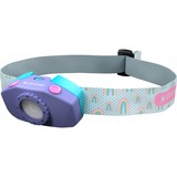 Ledlenser Stirnlampe KIDLED2, LED-Leuchte lila/weiß, für Kinder