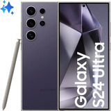 Samsung Galaxy S24 Ultra 512GB Generalüberholt, Handy Titanium Violet, Android, 12 GB