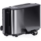 Severin Automatik-Langschlitztoaster AT 2515 silber, 1.000 Watt, für 2 Scheiben Toast