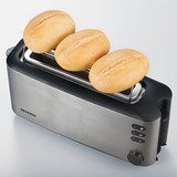 Severin Automatik-Langschlitztoaster AT 2515 silber, 1.000 Watt, für 2 Scheiben Toast