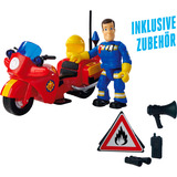 Simba Feuerwehrmann Sam Feuerwehr Motorrad mit Figur, Spielfahrzeug 