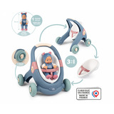 Smoby Little Smoby 3-in1 Lauflernwagen + Puppe, Geschicklichkeitsspiel 