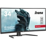 iiyama G-Master GB3467WQSU-B5, Gaming-Monitor 86.4 cm (34 Zoll), schwarz, WQHD, AMD Free-Sync, HDR, 165Hz Panel