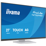 iiyama ProLite T2752MSC-W1AG, LED-Monitor 68.6 cm (27 Zoll), weiß (matt), FHD, IPS, Touchscreen, HDMI, DP, USB-Hub, 100Hz Panel
