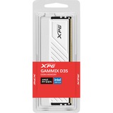 ADATA DIMM 16 GB DDR4-3600  , Arbeitsspeicher weiß, AX4U360016G18I-SWHD35, XPG GAMMIX D35, INTEL XMP