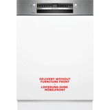 Bosch SMI4EVS08E Serie 4, Spülmaschine edelstahl (gebürstet), 60 cm, Home Connect