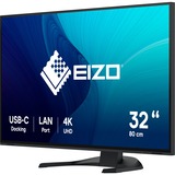 EIZO EV3240X-BK, LED-Monitor 80 cm (32 Zoll), schwarz, UltraHD/4K, IPS, LAN, USB-C