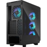 Fractal Design Meshify 2 Compact RGB Black TG Light Tint, Tower-Gehäuse schwarz, Tempered Glass