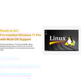 GEEKOM A6, Mini-PC silber, Windows 11 Pro