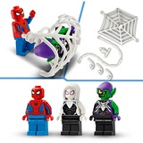 LEGO 76279 Marvel Super Heroes Spider-Mans Rennauto & Venom Green Goblin, Konstruktionsspielzeug 