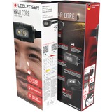 Ledlenser Stirnlampe HF4R Core, LED-Leuchte schwarz/grau