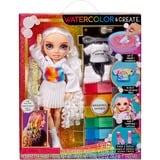 MGA Entertainment Rainbow High Watercolor & Create DIY Modepuppe - Violette Augen 