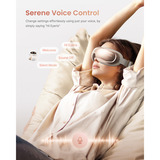 Renpho Augenmassagegerät Eyeris 3  roségold, Sprachsteuerung