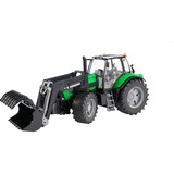 bruder Deutz Agrotron X720 mit Frontlader, Modellfahrzeug grün/schwarz