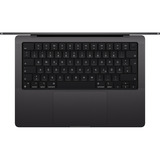 Apple MacBook Pro (14") 2024 CTO, Notebook schwarz, 24 GB, 1 TB (1 TB SSD), M4, MacOS, Russisch