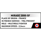 COBI COBI 495 PCS ARMED FORCES /5917/ MIRAGE 2000-5F, Konstruktionsspielzeug Maßstab 1:48