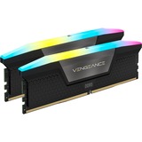 Corsair DIMM 32 GB DDR5-7000 (2x 16 GB) Dual-Kit, Arbeitsspeicher schwarz, CMH32GX5M2B7000C40, Vengeance RGB, INTEL XMP