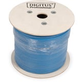 Digitus Professional Cat.6a U/UTP Verlegekabel simplex, Eca blau, 500 Meter Trommel