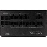 FSP MEGA GM 1200W, PC-Netzteil schwarz/weiß, 1x 12-Pin High Power GPU, 3x PCIe, Kabelmanagement, 1200 Watt