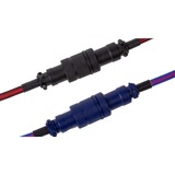 Keychron USB 3.2 Gen 1 Premium Coiled Aviator Kabel, USB-C Stecker > USB-C Stecker lila, 1,08 Meter, gerader Stecker
