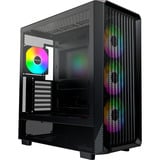 Montech X5 , Tower-Gehäuse schwarz, Tempered Glass