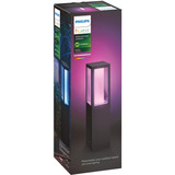 Philips HUE White & Color Ambiance Impress Outdoor Sockelleuchte, LED-Leuchte schwarz