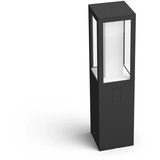 Philips HUE White & Color Ambiance Impress Outdoor Sockelleuchte, LED-Leuchte schwarz