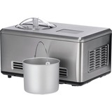 Severin 2-in-1 Eismaschine EZ 7406, mit Joghurtfunktion edelstahl (gebürstet), für 2.000ml Eiscreme, 180 Watt Kompressor