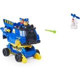 Spin Master Paw Patrol Chases Rise and Rescue wandelbares Spielzeugauto, Spielfahrzeug blau/gelb, Inkl. Actionfiguren und Zubehör