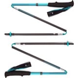 Black Diamond Trekkingstöcke Distance Carbon Z, Fitnessgerät türkis, 1 Paar, 105 cm