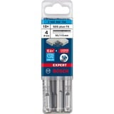 Bosch EXPERT Hammerbohrer SDS-plus-7X, Ø 4mm, 10 Stück Arbeitslänge 50mm