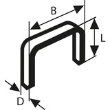 Bosch Feindrahtklammern, Typ 53, 6/11,4mm, Clip 1.000 Stück