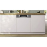 Bosch SMI4EAS28E Serie 4 , Spülmaschine edelstahl (gebürstet), 60 cm, Home Connect