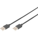 Digitus USB 2.0 Anschlusskabel USB-A (Stecker) > USB-A (Stecker) schwarz, 1,8 Meter