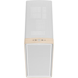 Fractal Design Summit Chalk White Solid, Tower-Gehäuse weiß/holz